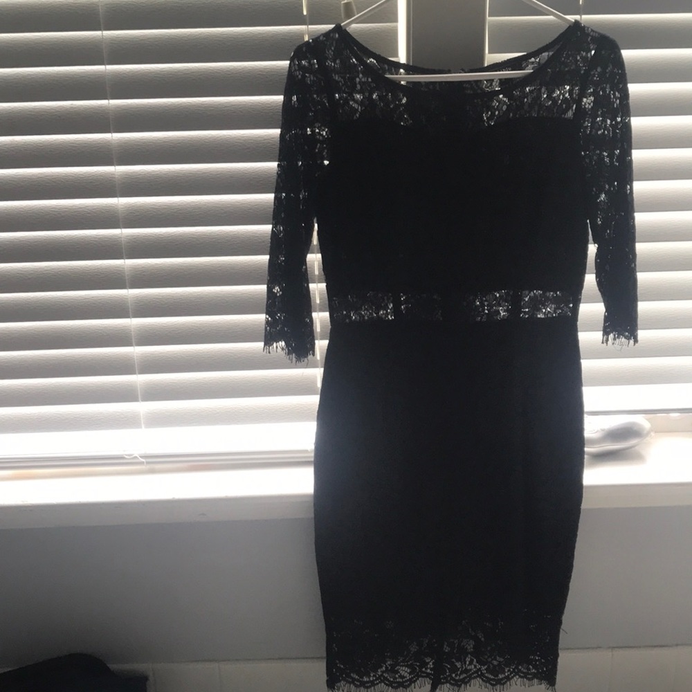 Navy Blue lace Dress
